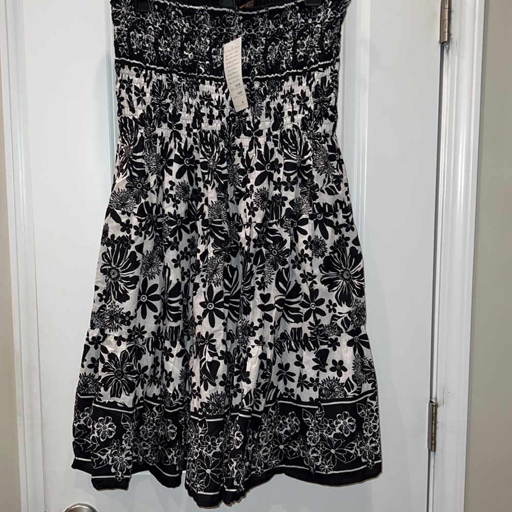 Black and white dress
